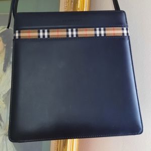 Authentic vintage burberry black bag